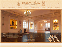 Tablet Screenshot of casavinyasa.com